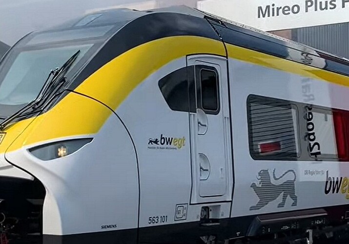 Siemens Mobility запустит семь водородных поездов в Германии