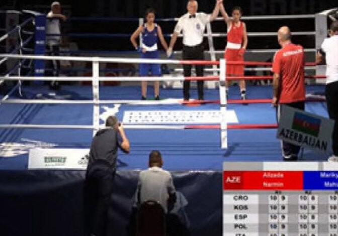 Азербайджанская спортсменка одержала победу над представительницей Армении (Фото)