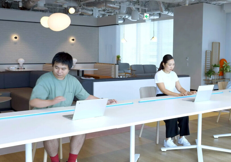 Ростом с человека: японцы переизобрели клавиатуру