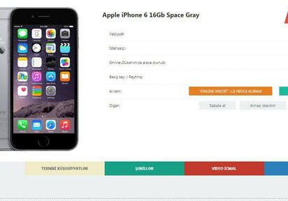 Известны цены на iPhone 6 в Азербайджане 