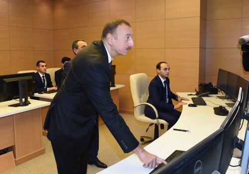 Президент Азербайджана принял участие в открытии Джейранбатанского комплекса водоочистных сооружений (Фото)