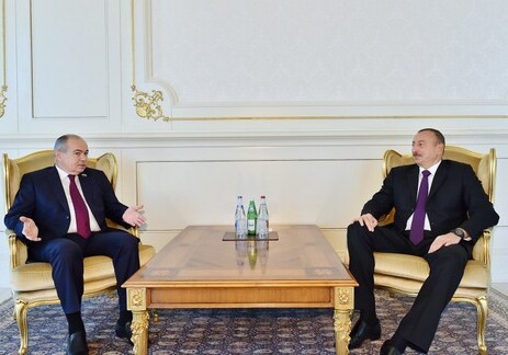 Президент Азербайджана принял зампреда Совета Федерации Федерального Собрания РФ