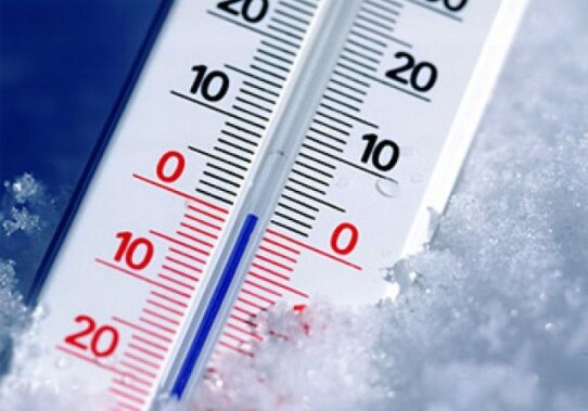Завтра в Азербайджане столбики термометров опустятся до 3 градусов мороза