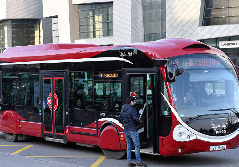 Создана информационная база всех пассажирских автобусов Баку