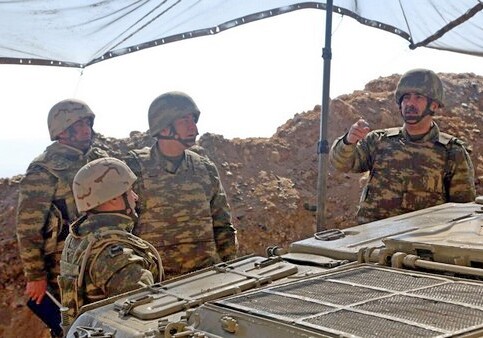 Закир Гасанов проверил боевую готовность войск в прифронтовой зоне (Фото)