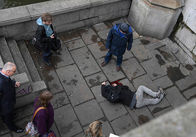 У здания британского парламента произошла стрельба - Подробности (Добавлено-Фото)