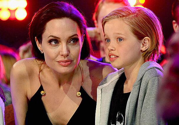 Анджелина Джоли отметила день рождения 11-летней дочери Шайло в Диснейленде