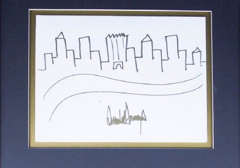 Рисунок Трампа выставят на аукцион за $9 тысяч
