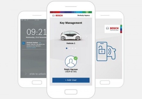Bosch создала приложение для замены автомобильных ключей
