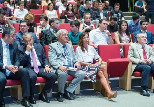 Мехрибан Алиева посетила лекцию американского бизнесмена Шервина Пишевара в университете ADA (Фото)