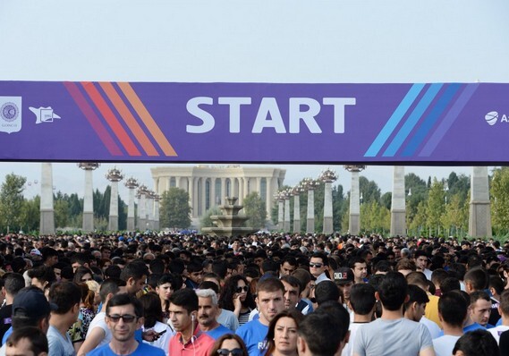 В Гяндже стартовал марафон, проводящийся по инициативе Фонда Гейдара Алиева (Фото)