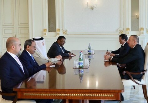 Президент Азербайджана принял генсека Совета сотрудничества арабских государств Персидского залива