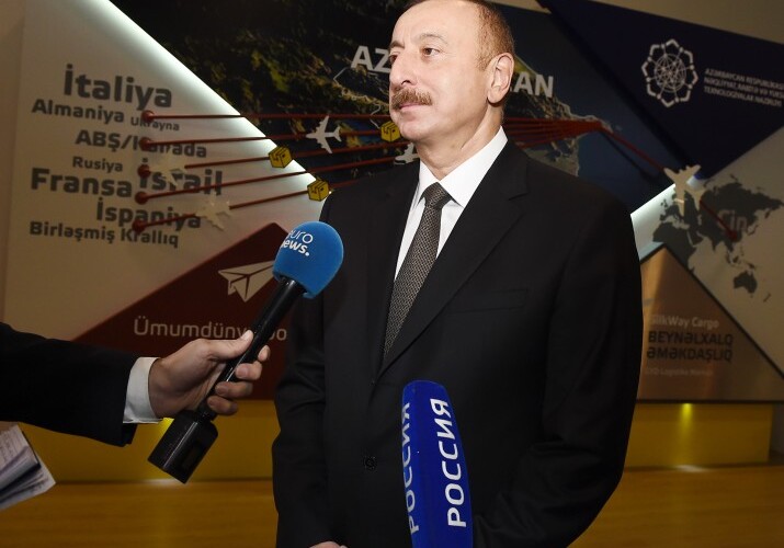 Президент Ильхам Алиев ответил на вопрос корреспондента телеканала «Россия-24» (Фото-Видео)