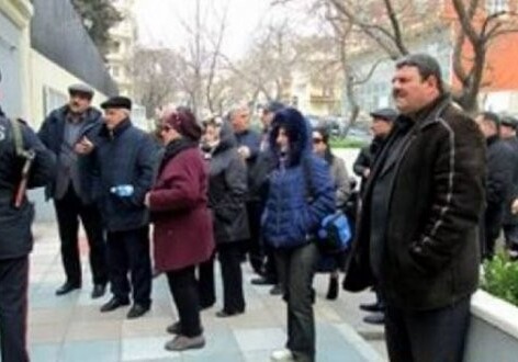 Перед посольством США в Баку прошла акция протеста