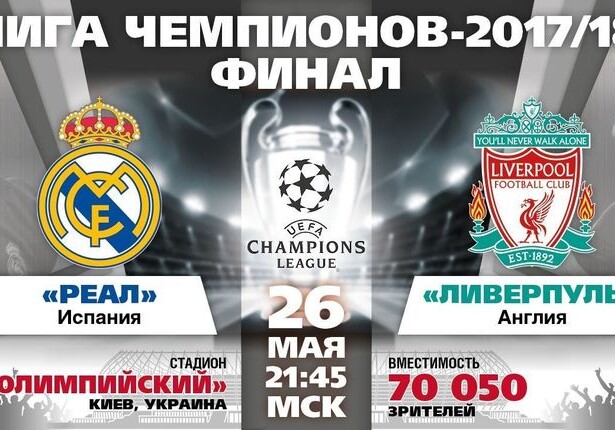 «Реал» – «Ливерпуль»: перед финалом Лиги чемпионов в Киеве