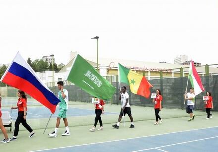 В Баку состоялась церемония открытия второго международного чемпионата солидарности по теннису