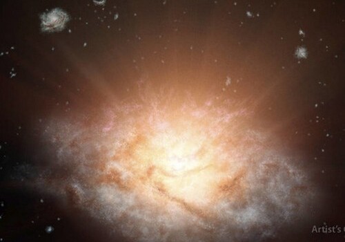 Ученые нашли самую яркую галактику во Вселенной