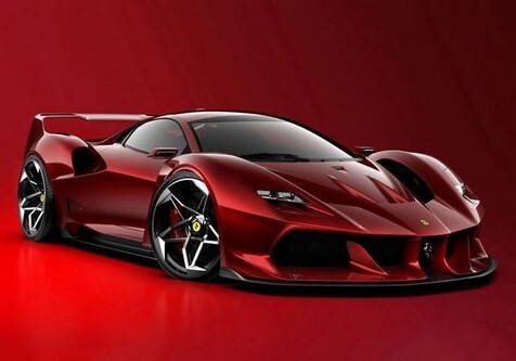 Азербайджанский дизайнер показал легендарный Ferrari в новой интерпретации (Фото)