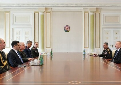Президент Азербайджана принял начальника Генштаба ВС Турции (Фото)