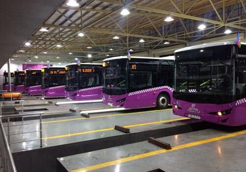 Первая партия автобусов стандарта ЕВРО-6 доставлена в Баку