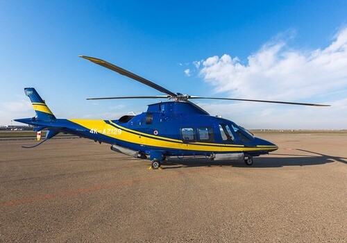 Флот Silk Way Helicopter Services пополнился вертолетом для аэрофотосъемки (Фото)