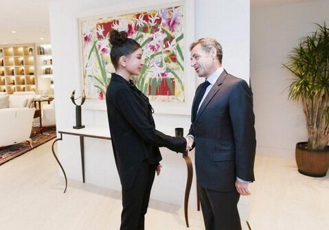 Мехрибан Алиева встретилась с Николя Саркози (Фото)