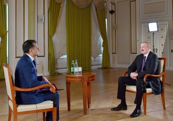 Ильхам Алиев дал интервью Real TV (Фото-Обновлено)
