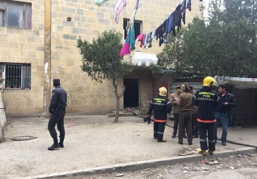 Пожар в бакинском общежитии, пострадали 7 человек (Фото-Обновлено)