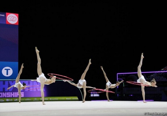 В Баку стартовали финалы 35-го чемпионата Европы по художественной гимнастике (Фото)