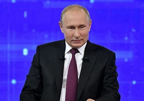 Путин сравнил потери России и Евросоюза от санкций - Прямая линия (Видео)