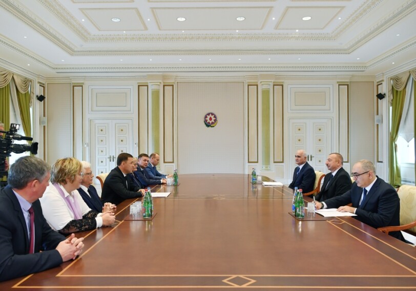 Президент Азербайджана принял делегацию во главе с губернатором Свердловской области (Фото) 