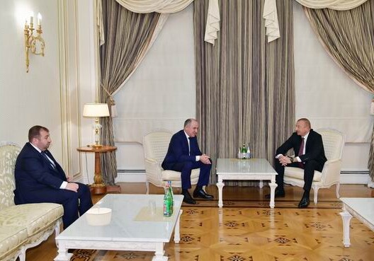 Ильхам Алиев принял делегацию под руководством главы Карачаево-Черкесской Республики РФ (Фото)