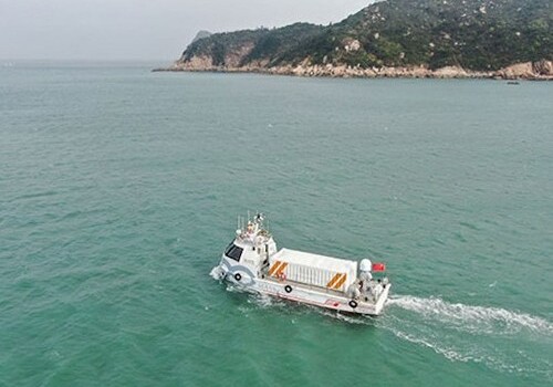 В Китае испытали автономное грузовое судно