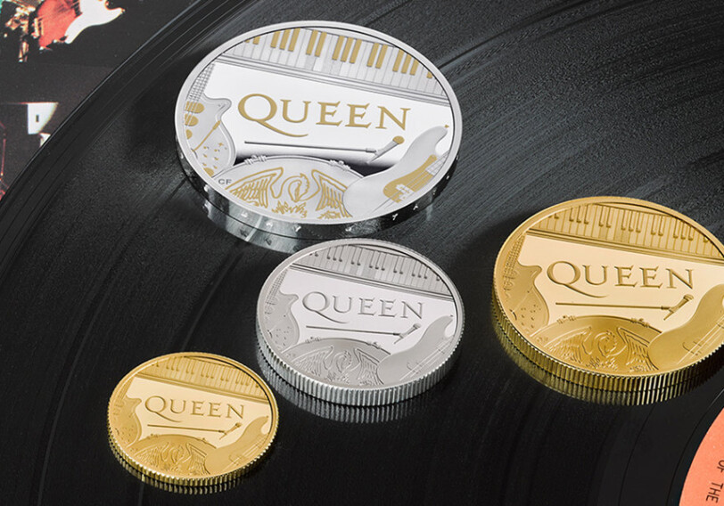 «Легенды музыки»: британский монетный двор выпустил монеты в честь группы Queen