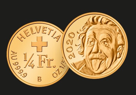 Швейцария отчеканила самую маленькую золотую монету в мире (Фото)