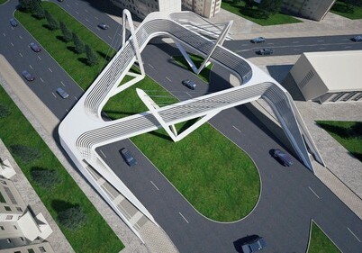 В Баку строится подвесной мост 