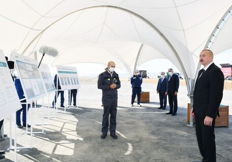 Президент Ильхам Алиев принял участие в презентации агропарка в селе Гараагаджлы Самухского района (Фото-Обновлено)