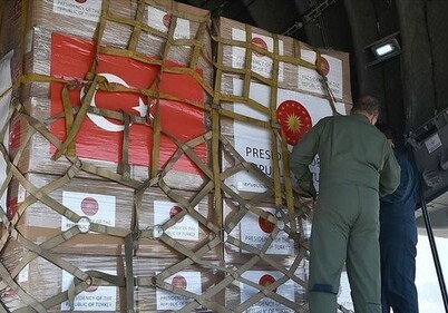 Турция направила в Азербайджан помощь для борьбы с СOVID-19 (Фото)