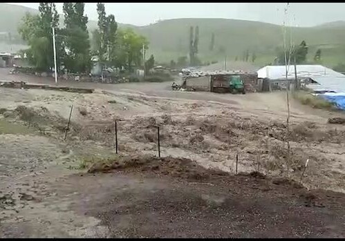 Сильные ливни, сели: перекрыта дорога Губа-Хыналыг, нанесен ущерб  хозяйству и населению Геранбойского района (Видео)
