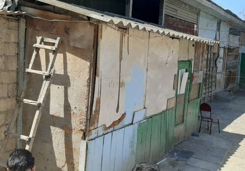 В Мингячевире сошел оползень (Фото)