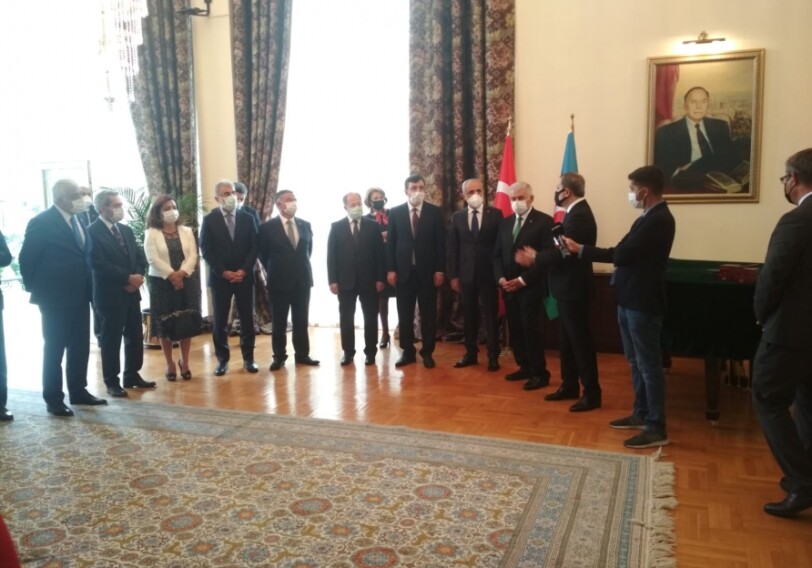 В Анкаре состоялась церемония вручения орденов и медалей Азербайджана (Фото)