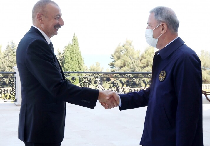 Президент Азербайджана принял делегацию во главе с министром национальной обороны Турции (Фото-Обновлено)
