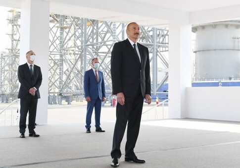 Президент Азербайджана заложил фундамент морских операций на месторождении «Абшерон» (Фото-Видео-Обновлено)