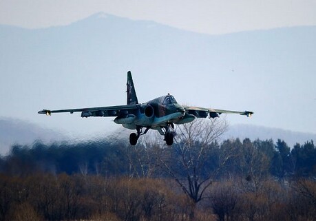 Сбиты два армянских штурмовика Су-25