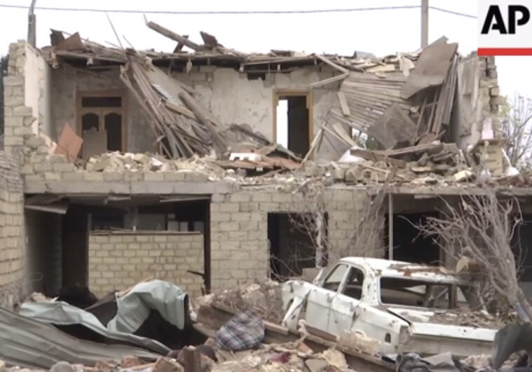 Associated Press о тяжелых последствиях ракетной атаки на Гянджу со стороны Армении (Фото-Видео)
