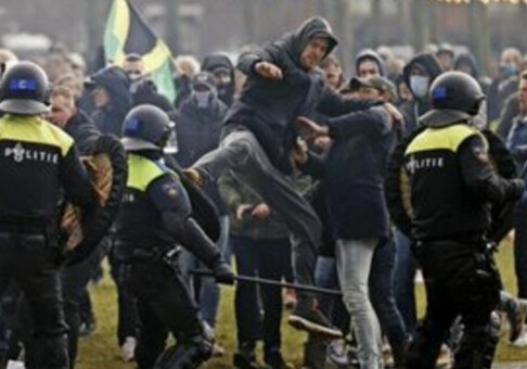 В Нидерландах после беспорядков задержаны почти 250 манифестантов