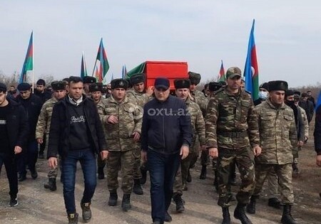 Похоронен офицер, ставший шехидом в боях на муровдагском направлении (Фото)