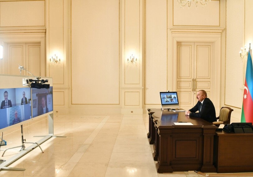 Президент Азербайджана принял в видеоформате руководство компании Signify