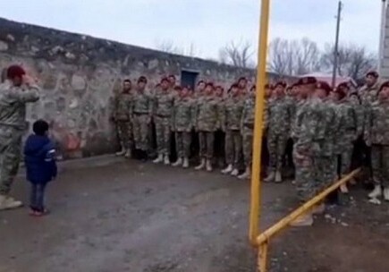 Азербайджанские военные навестили сына своего командира-шехида (Фото-Видео)