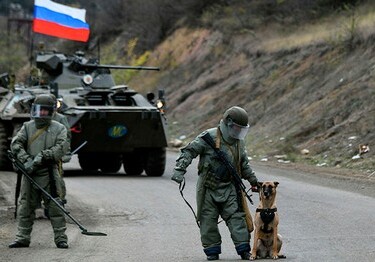 Провокационных действий в отношении российских миротворцев в Карабахе не отмечено – Минобороны РФ
